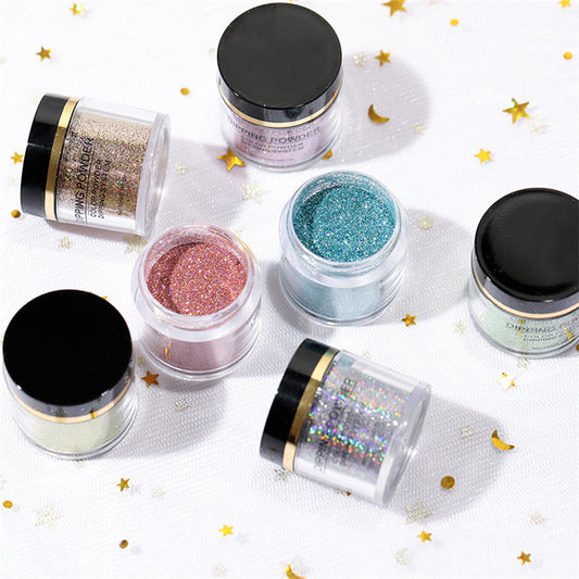 Laser Glitter Nail Powder – Ultra-Fine Sparkling Dust for Acrylic, Gel & DIY Nail Art - HZ Mobile