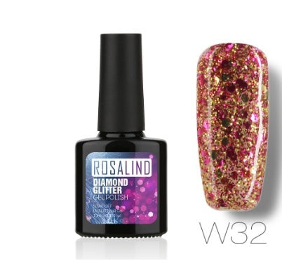 Diamond Nail Gel – Shiny Long-Lasting UV/LED Gel Polish for Sparkling Nail Art - HZ Mobile