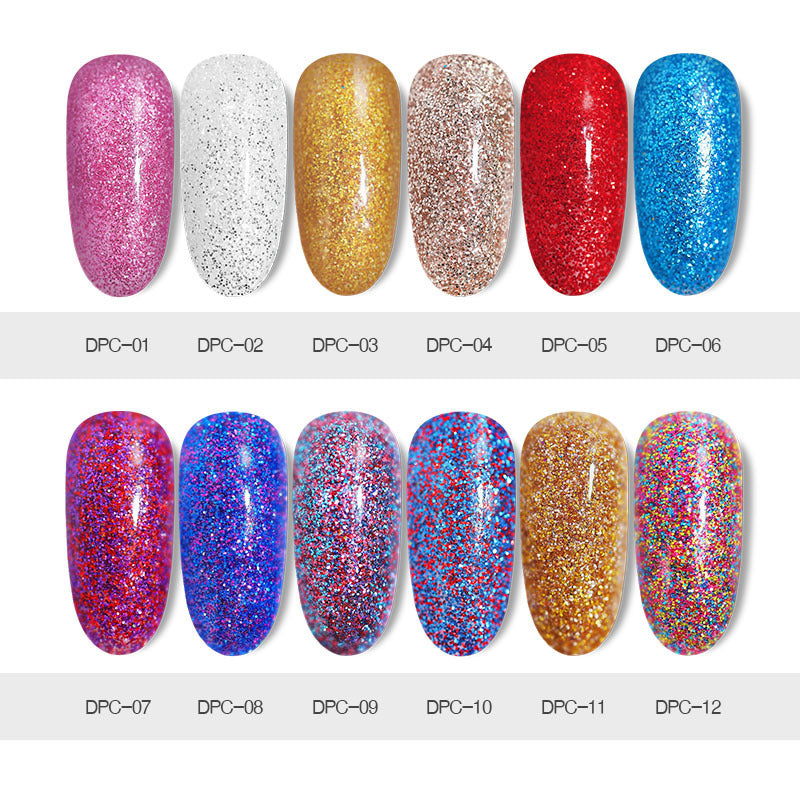 Laser Glitter Nail Powder – Ultra-Fine Sparkling Dust for Acrylic, Gel & DIY Nail Art - HZ Mobile