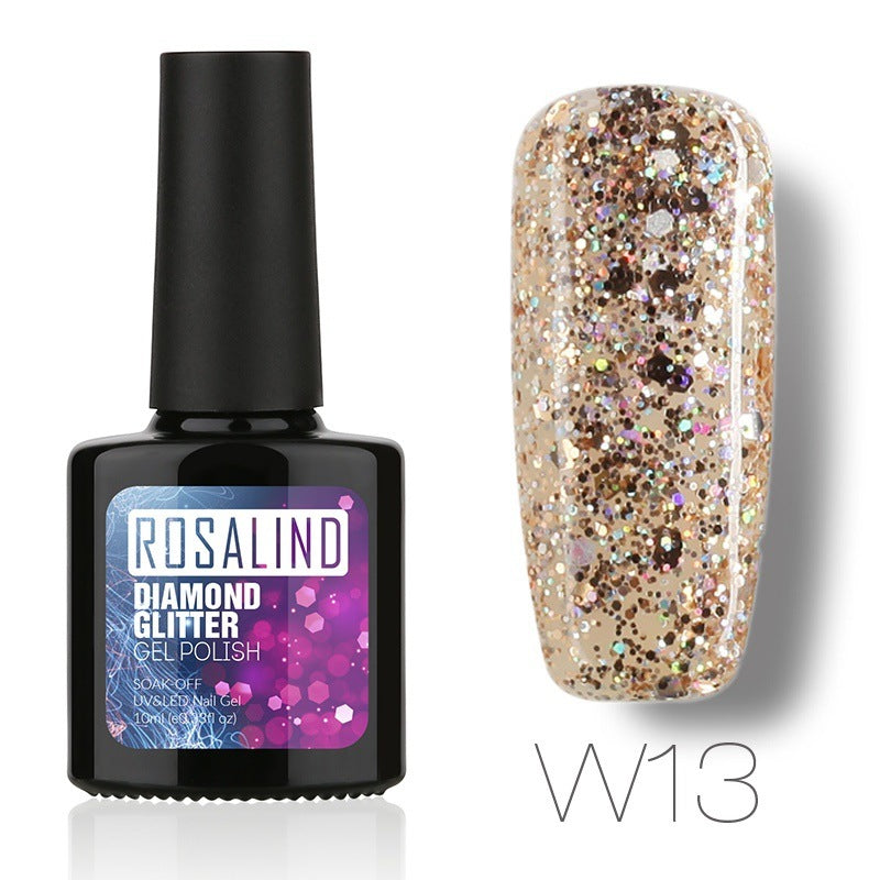 Diamond Nail Gel – Shiny Long-Lasting UV/LED Gel Polish for Sparkling Nail Art - HZ Mobile