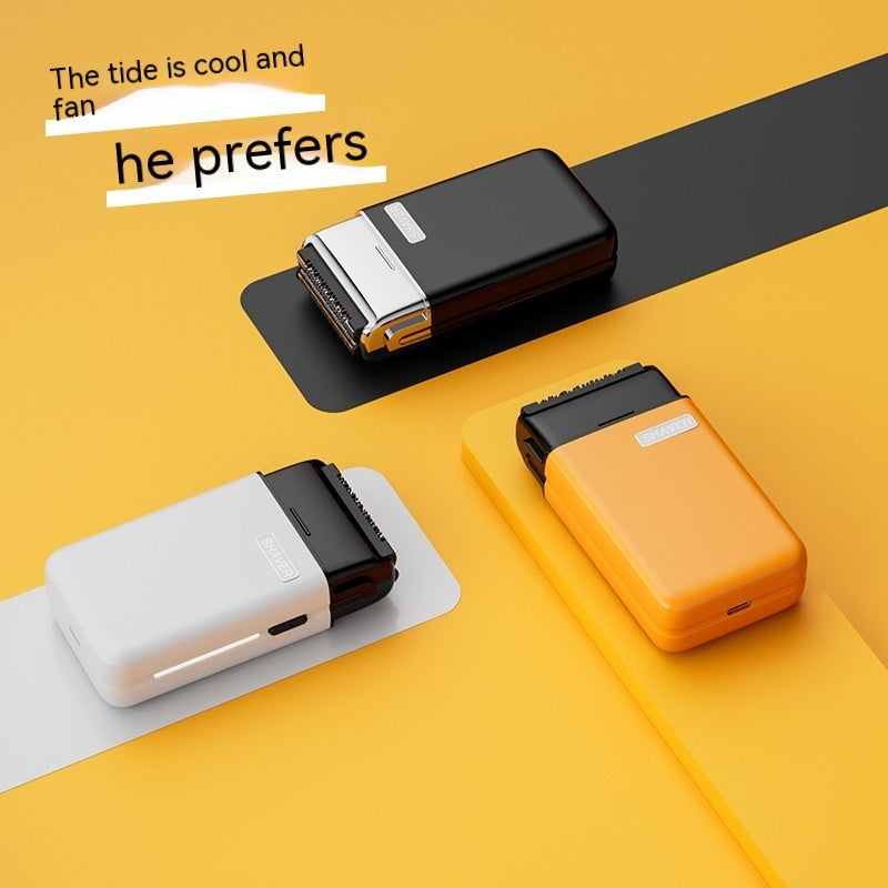Mini Electric Shaver – Fully Washable, Magnetic Blade, USB Type-C Charging - HZ Mobile