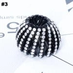 Bird’s Nest Rhinestone Hairpin – Colorful Ponytail Ball Clip & Elegant Hair Accessory - HZ Mobile