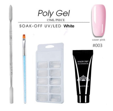 15ml Fast-Drying Nail Extension Gel Set – Multi-Color Phototherapy Builder Glue for DIY & Salon Use - HZ Mobile