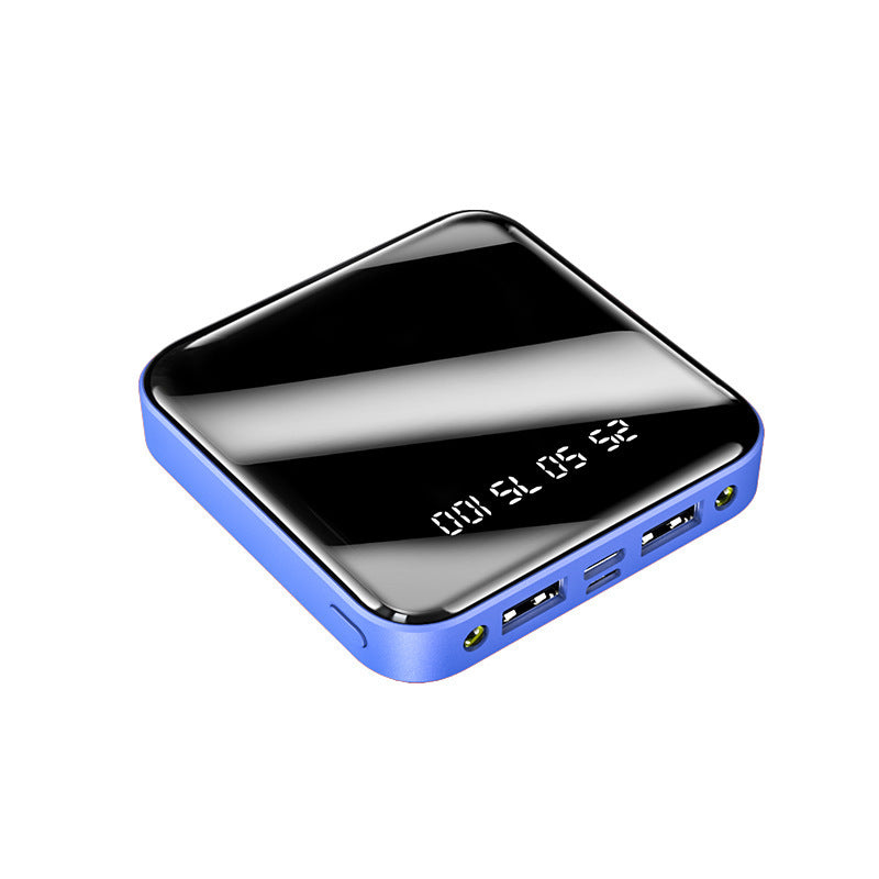 Mini Power Bank 20000 MAh Portable Mirror Digital Display Power Bank - HZ Mobile