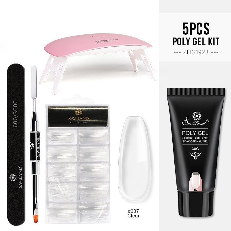 Quick Crystal Nail Extension Gel Set – Easy Builder Gel Kit for DIY & Salon Manicure - HZ Mobile