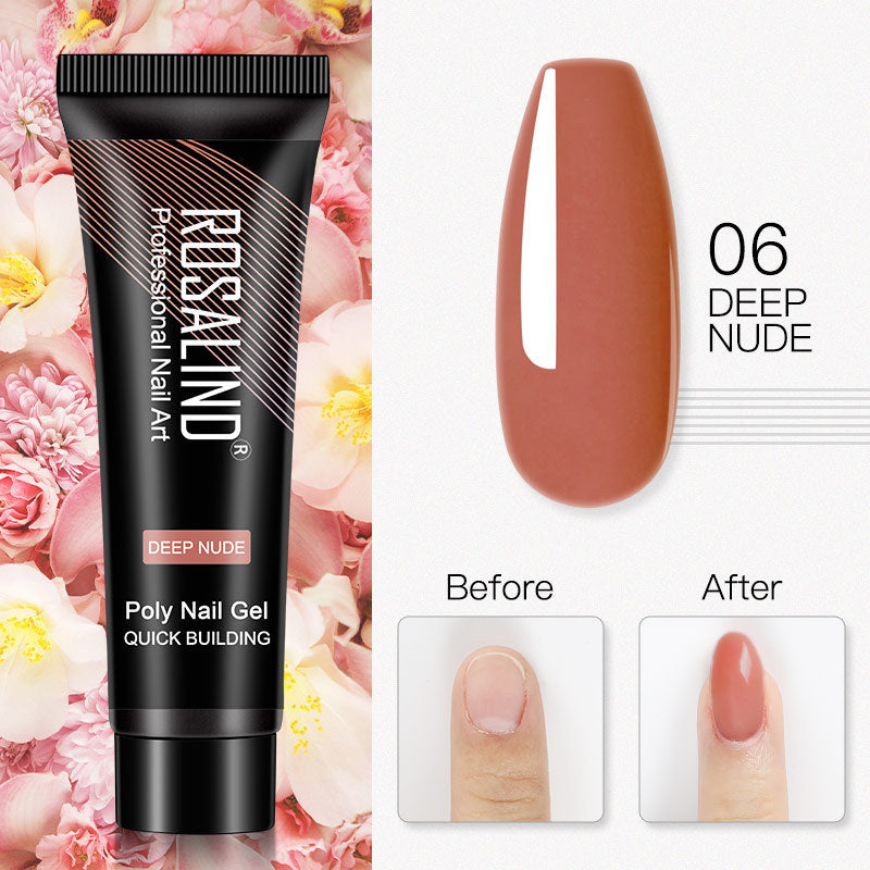 ROSALIND 15ml Crystal UV Nail Extension Gel – Builder Glue for DIY & Professional Manicure - HZ Mobile