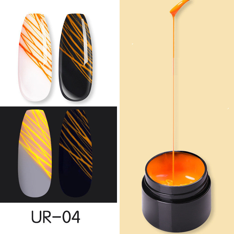 Luminous Spider Nail Gel – UV Glow Nail Art Gel Polish for DIY & Salon Manicure - HZ Mobile