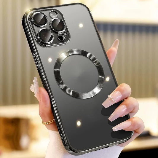 For 14 13 12 11 Pro Max Case Mag Safe Magnetic Camera Lens Cover - HZ Mobile