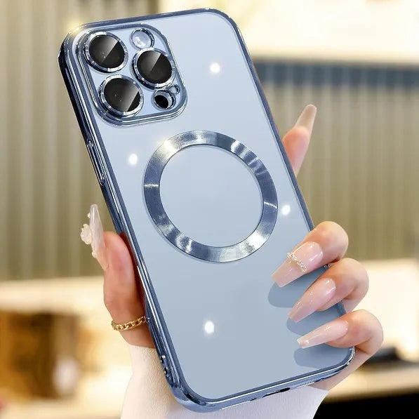 For 14 13 12 11 Pro Max Case Mag Safe Magnetic Camera Lens Cover - HZ Mobile