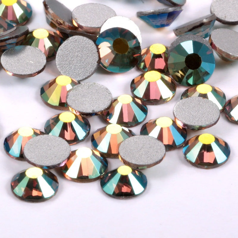 Glass Flat Rhinestones for Nail Drill – Sparkling Crystal Gems for DIY & Salon Nail Art - HZ Mobile