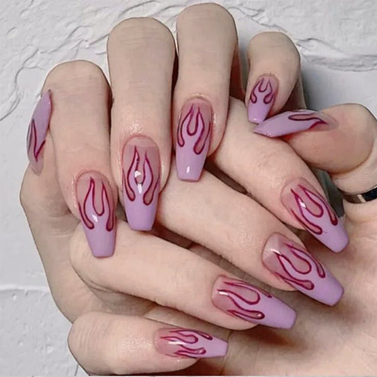 Finished Soft False Nails – Ready-to-Wear Press-On Tips for Easy DIY & Salon Manicure - HZ Mobile