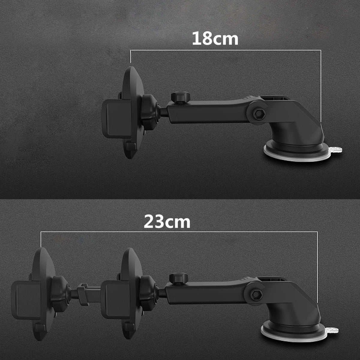 Car Phone Holder Long Rod Telescopic Car Dashboard Suction Cup Type - HZ Mobile