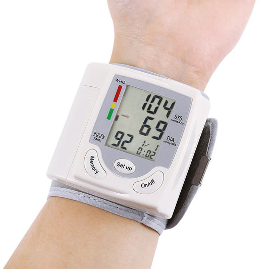 Wrist Blood Pressure Monitor – Fully Automatic Electronic BP Measuring Device for Home & Elderly Use - HZ Mobile