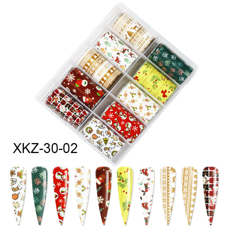 Butterfly & Star Nail Transfer Paper – Laser Foil Stickers for DIY European & American Nail Art - HZ Mobile