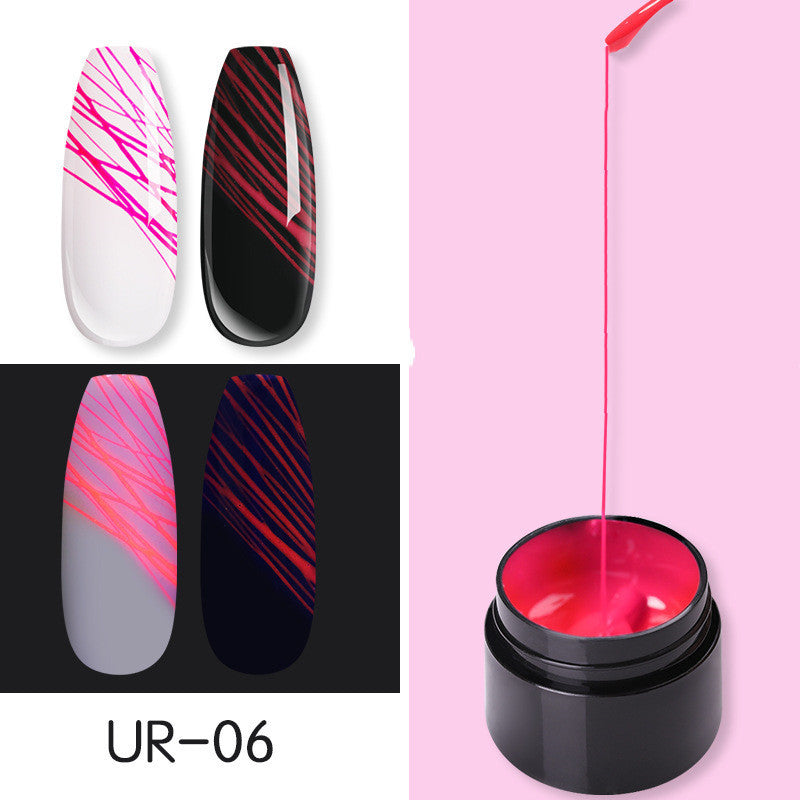 Luminous Spider Nail Gel – UV Glow Nail Art Gel Polish for DIY & Salon Manicure - HZ Mobile
