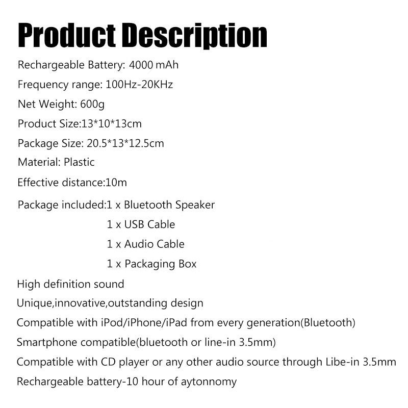Skull Wireless Bluetooth Speaker - HZ Mobile