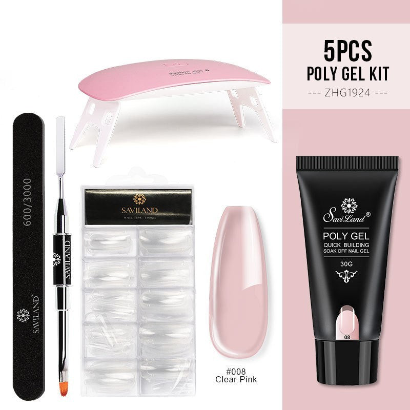 Quick Crystal Nail Extension Gel Set – Easy Builder Gel Kit for DIY & Salon Manicure - HZ Mobile