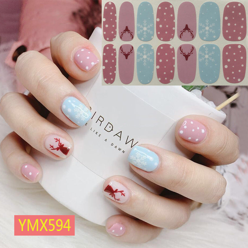 Christmas Nail Stickers – Festive Holiday Nail Art Decals for DIY & Professional Manicure - HZ Mobile