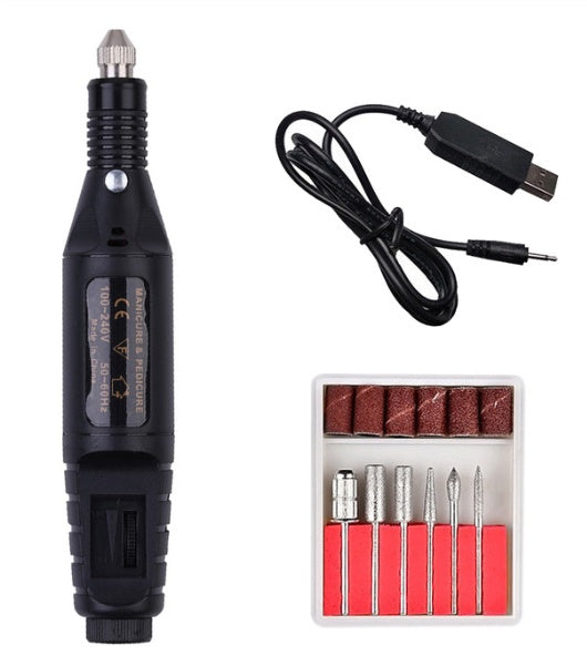 Electric Nail Drill Pen – Portable Nail Polish Machine & Manicure Tool for DIY & Salon - HZ Mobile