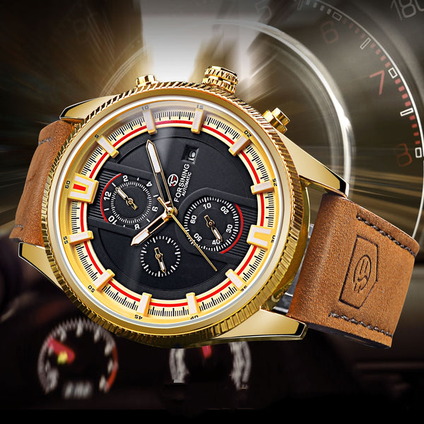 30M Waterproof Men’s Week Calendar Automatic Mechanical Watch – HZ Mobile - HZ Mobile