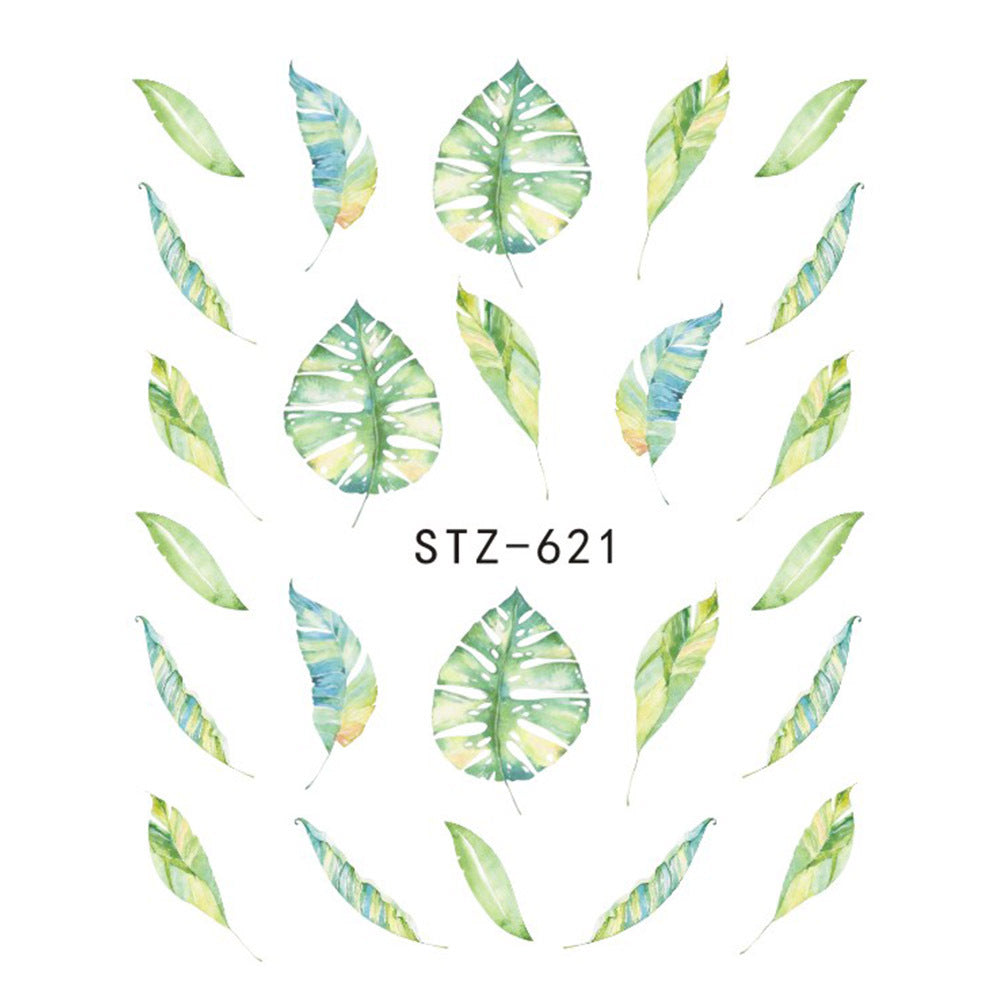Butterfly & Flower Nail Sticker – 1pc Water Transfer Decal Slider for Nail Art & Manicure Wraps (JISTZ508) - HZ Mobile
