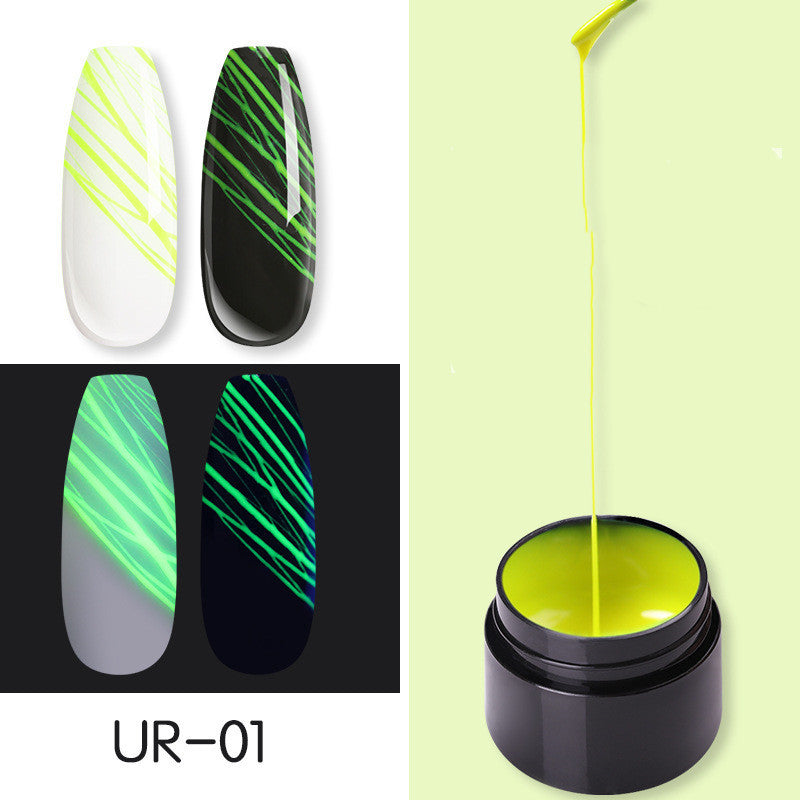 Luminous Spider Nail Gel – UV Glow Nail Art Gel Polish for DIY & Salon Manicure - HZ Mobile