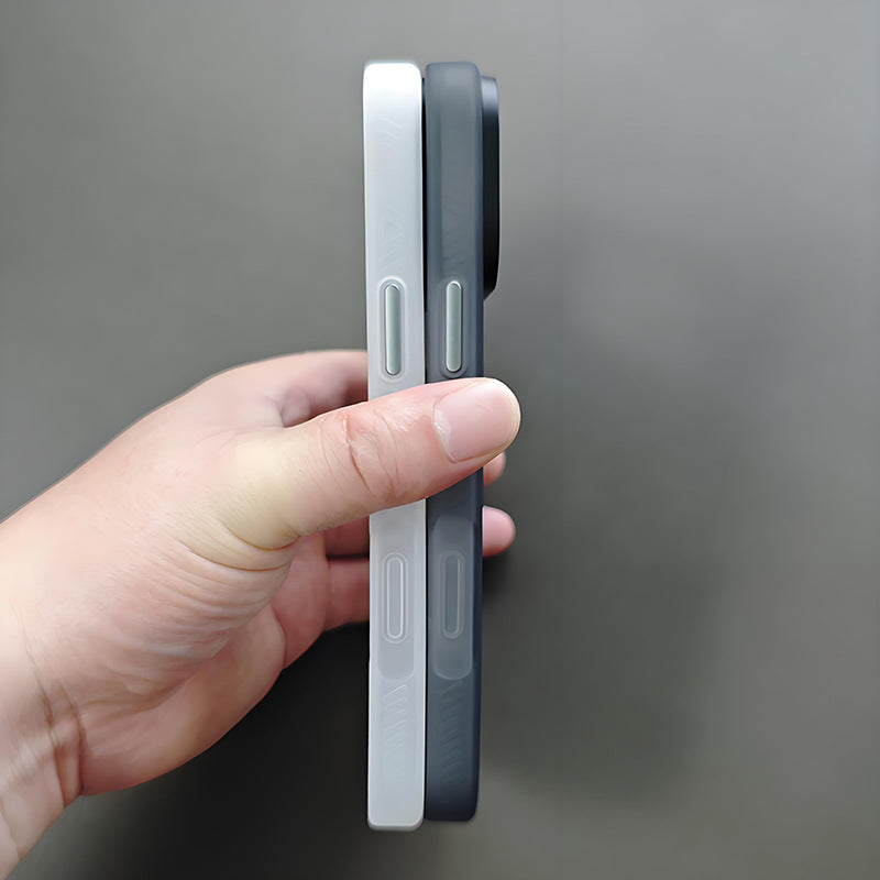 Applicable To 17promax Phone Case New Magnetic Simple Skin Sense Drop-resistant Protective Cover - HZ Mobile