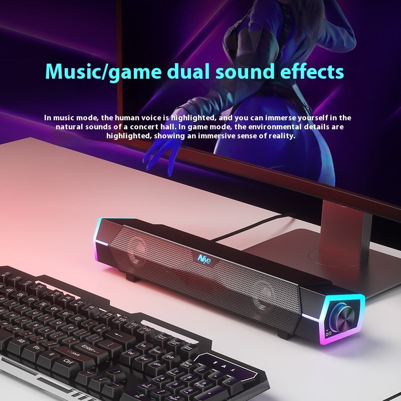 Bluetooth Speaker Dual Speaker Subwoofer Theater Level Surround Computer Speaker - HZ Mobile