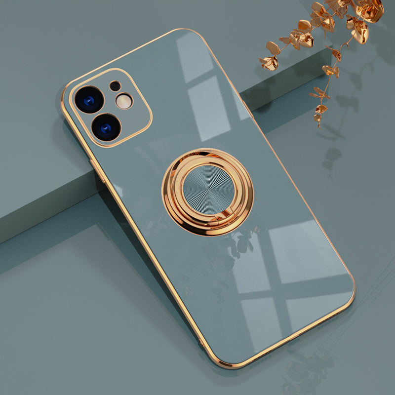 Electroplating Car Magnetic Mobile Phone Case - HZ Mobile