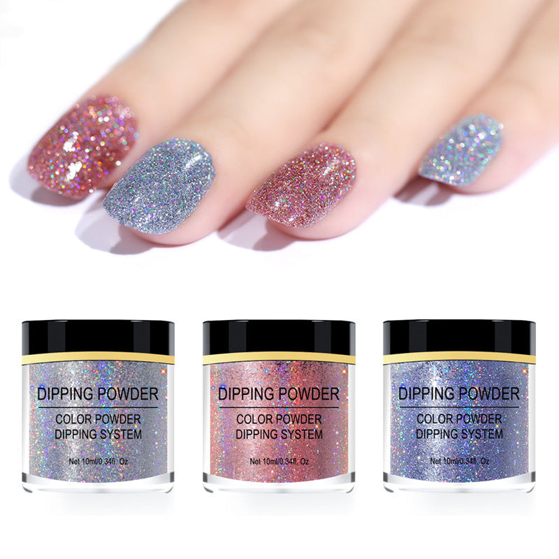 Laser Glitter Nail Powder – Ultra-Fine Sparkling Dust for Acrylic, Gel & DIY Nail Art - HZ Mobile