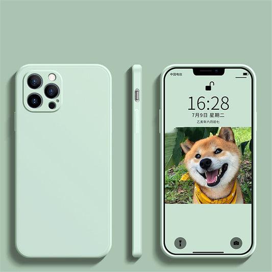 Liquid Silicone Fine Hole Straight Edge Mobile Phone Case - HZ Mobile