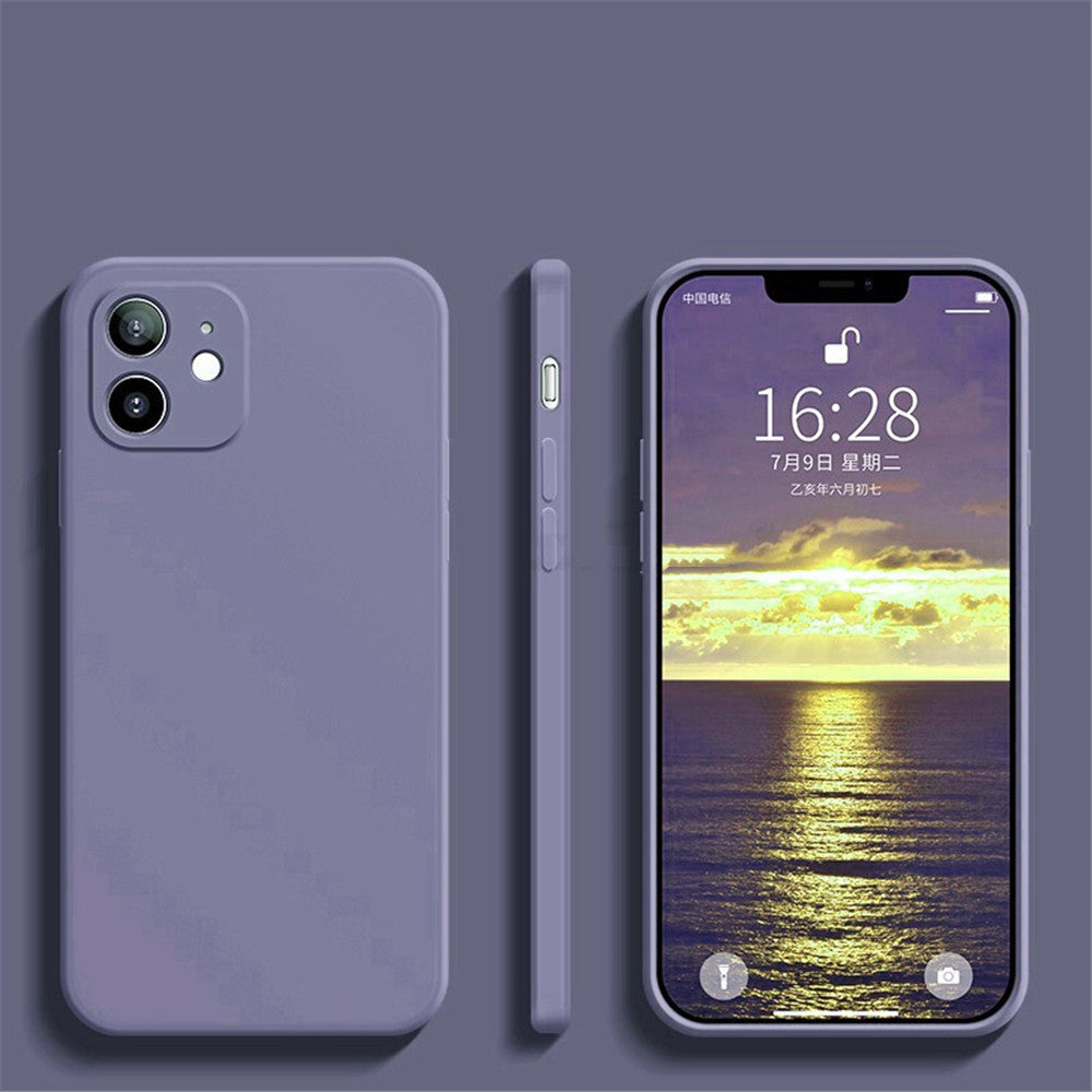 Liquid Silicone Fine Hole Straight Edge Mobile Phone Case - HZ Mobile