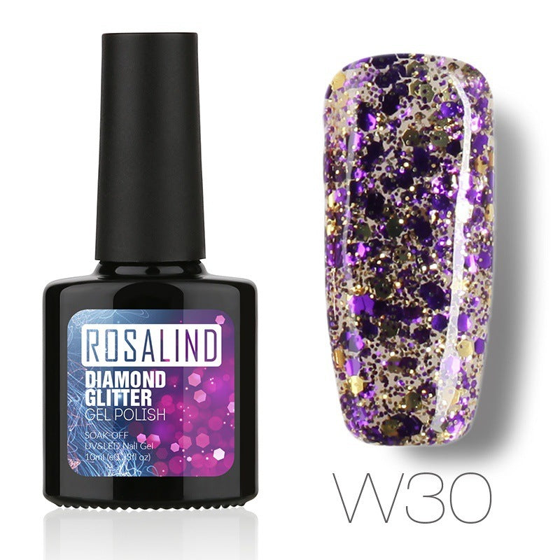 Diamond Nail Gel – Shiny Long-Lasting UV/LED Gel Polish for Sparkling Nail Art - HZ Mobile