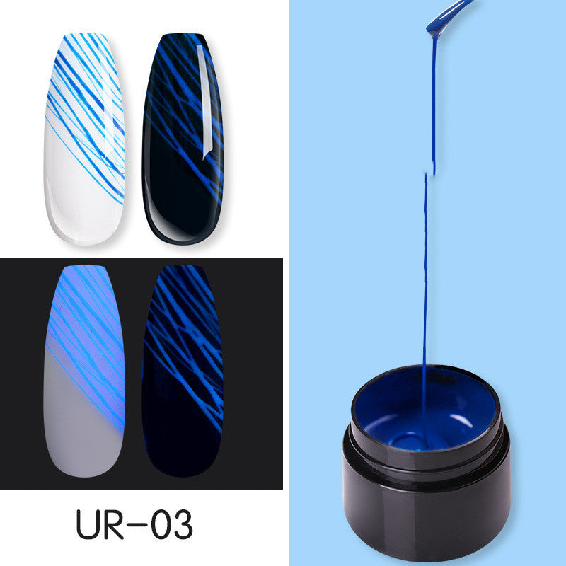 Luminous Spider Nail Gel – UV Glow Nail Art Gel Polish for DIY & Salon Manicure - HZ Mobile