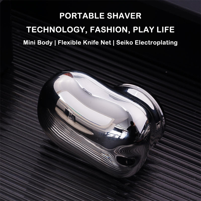 Mini Portable Electric Shaver for Men – Cordless USB Rechargeable, Wet & Dry, Painless - HZ Mobile