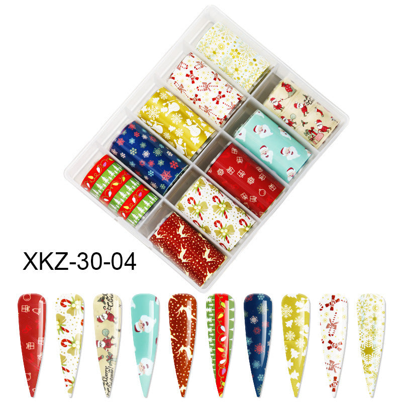 Butterfly & Star Nail Transfer Paper – Laser Foil Stickers for DIY European & American Nail Art - HZ Mobile