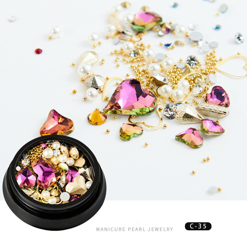 Copper Round Rivets & Sequins – Xingyue Nail Drill Ornaments for DIY Acrylic & Gel Nail Art - HZ Mobile
