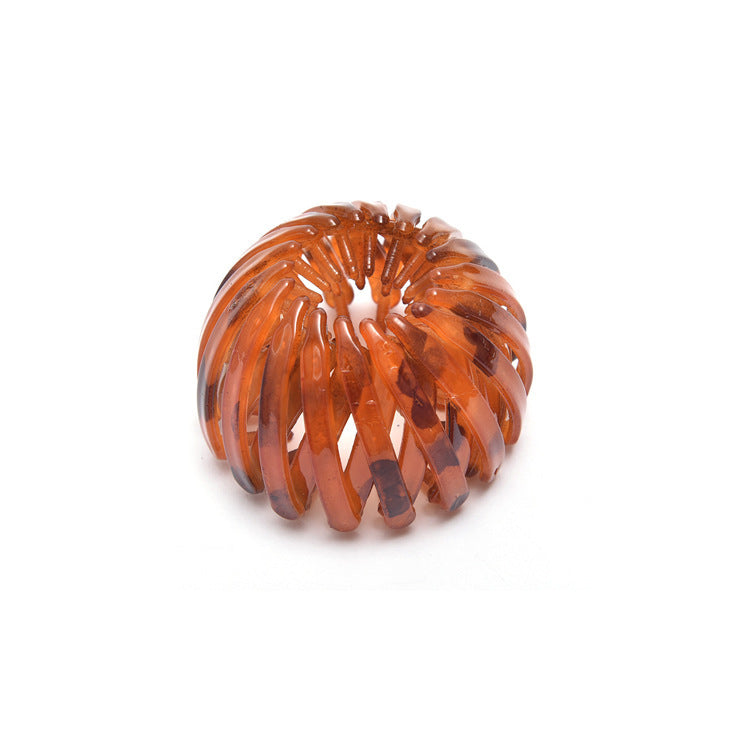 Bird’s Nest Rhinestone Hairpin – Colorful Ponytail Ball Clip & Elegant Hair Accessory - HZ Mobile