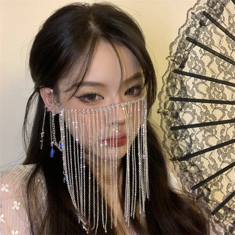 Water Drop Gem Hair Jewelry – Sparkling Hair Accessory & Mask Jewelry for Photoshoots & Events - HZ Mobile