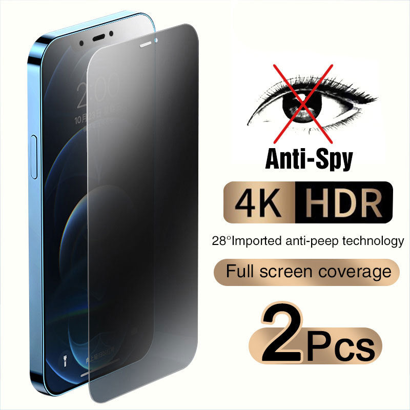 Mobile Phone Anti-peeping Tempered Glass Full Screen - HZ Mobile