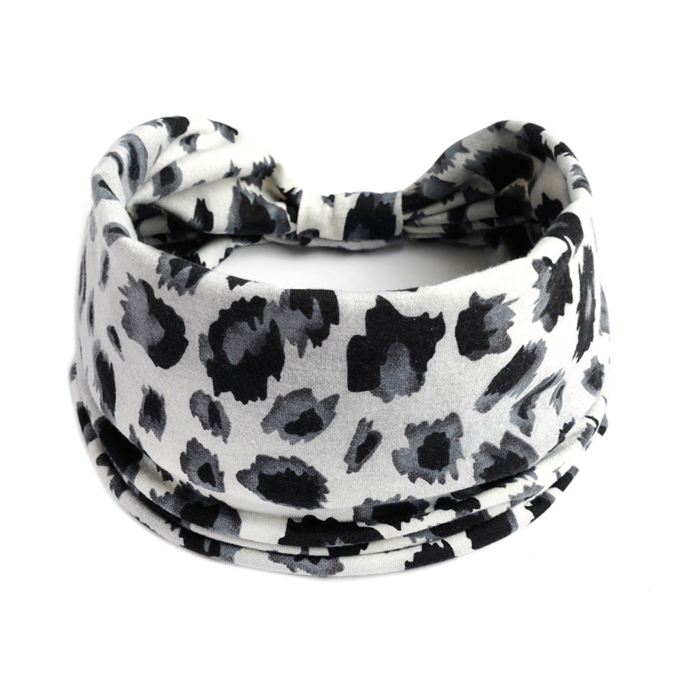 Bohemian Yoga Sports Headband – Cashew Print, Sweat-Absorbent & Non-Slip Elastic Hairband - HZ Mobile