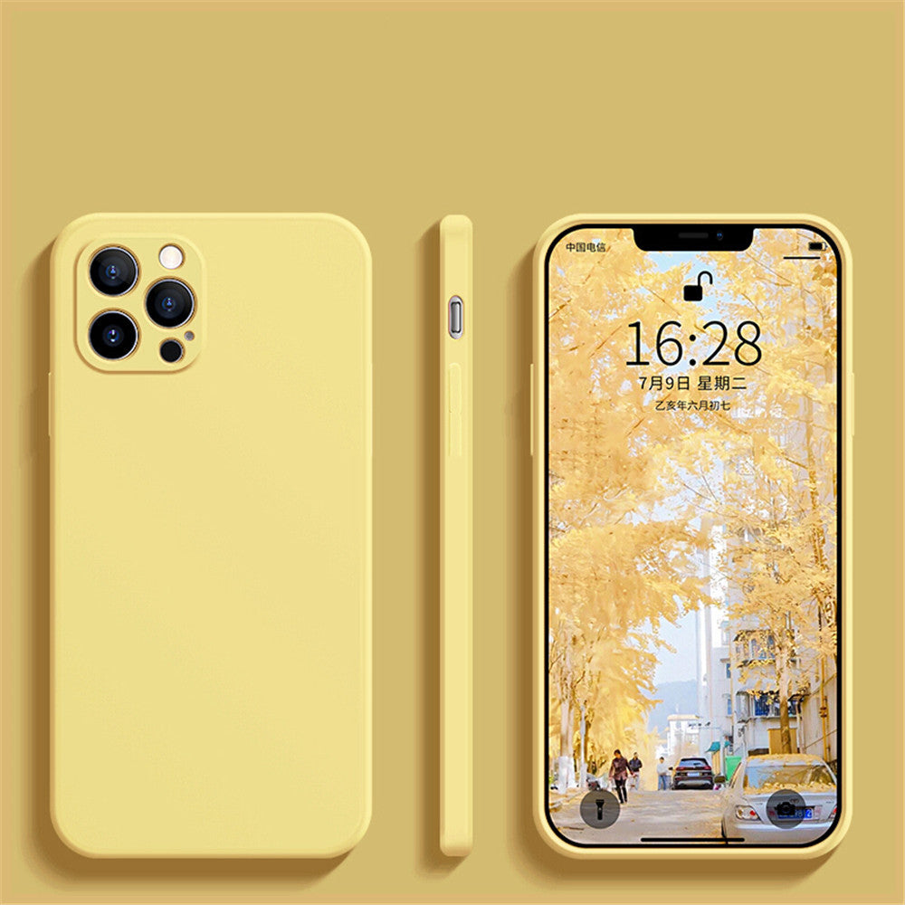 Liquid Silicone Fine Hole Straight Edge Mobile Phone Case - HZ Mobile