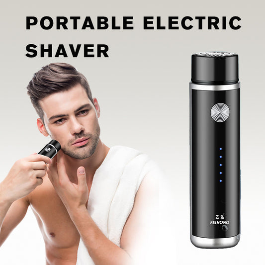 Mini Electric Shaver – Portable USB Rechargeable Travel Shaver for Men - HZ Mobile