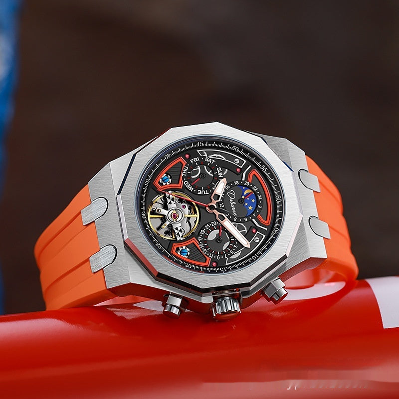 Fully Automatic Men’s Mechanical Royal Oak Sports Waterproof Watch – HZ Mobile - HZ Mobile