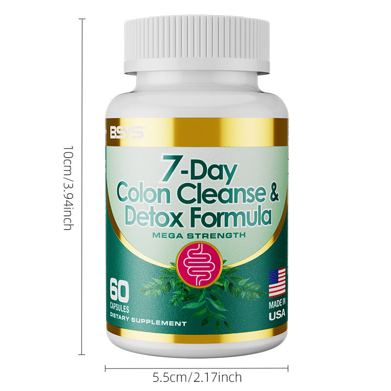 7-Day Colon Cleanse & Detox Capsules – Natural Digestive Support & Gentle Detox Formula - HZ Mobile