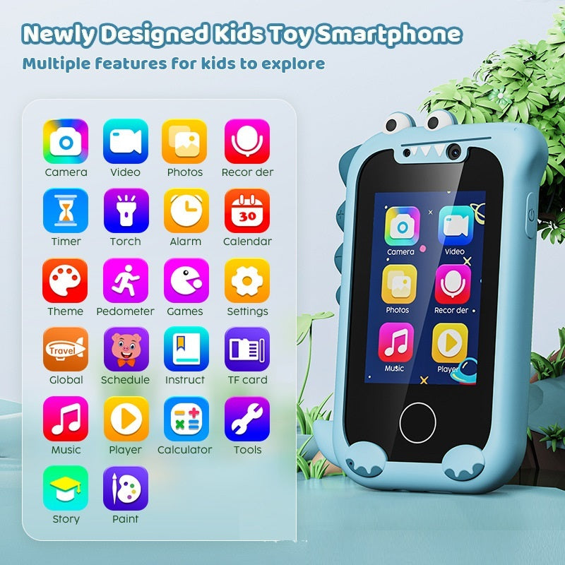 Early Childhood Education Photo Video Game Mini Bear Handheld Touch Mobile Phone Camera - HZ Mobile