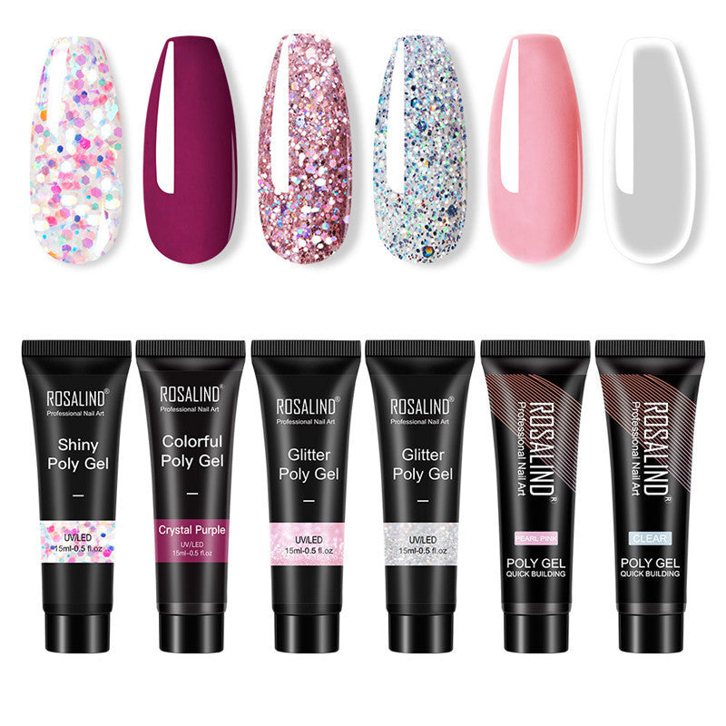 Multi-Color Nail Solid Glue – Strong Modeling Gel for Quick & Easy DIY Nail Extensions - HZ Mobile