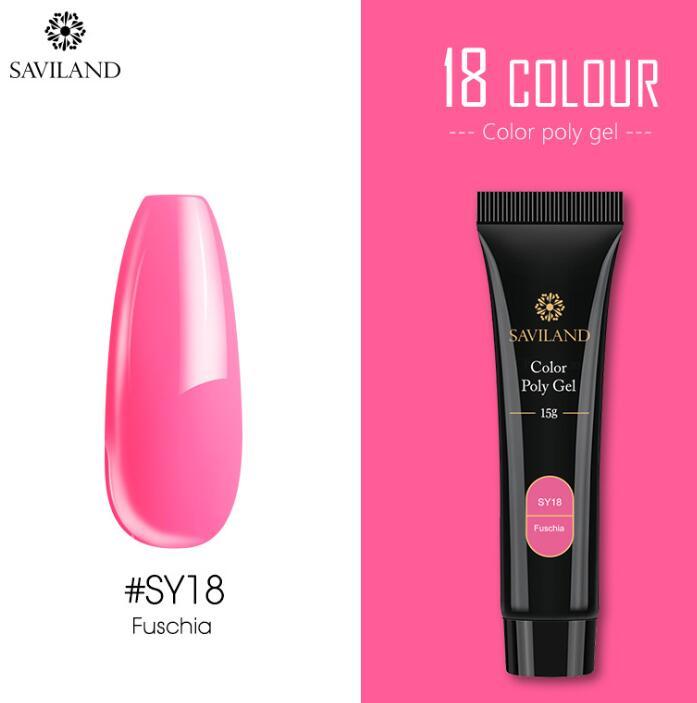 15g Colored Crystal Nail Extension Gel – Builder Glue for DIY & Professional Nail Art - HZ Mobile