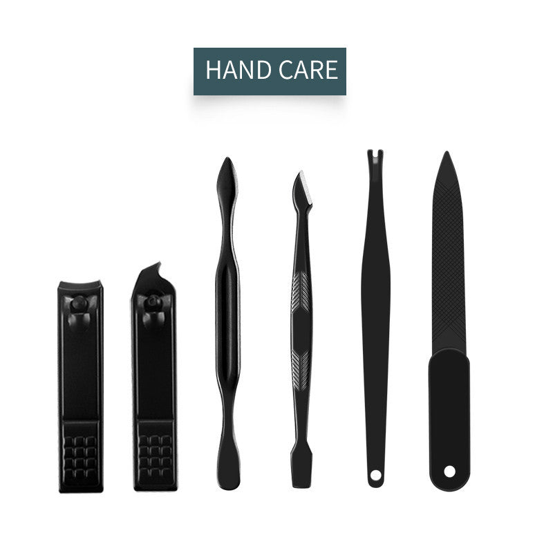 16pcs Professional Manicure & Pedicure Set – Nail Clippers, Trimmers, Ear Pick & Grooming Tools with Travel Case - HZ Mobile