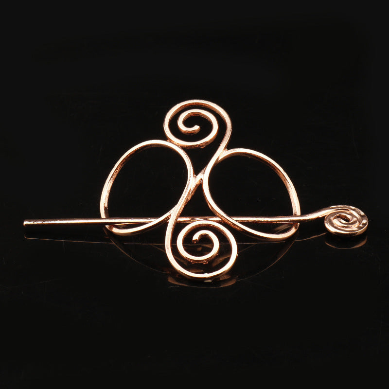 Retro Metal Rod Sliding Hairpin – Elegant Women’s Hair Jewelry & Stylish Hair Accessories - HZ Mobile
